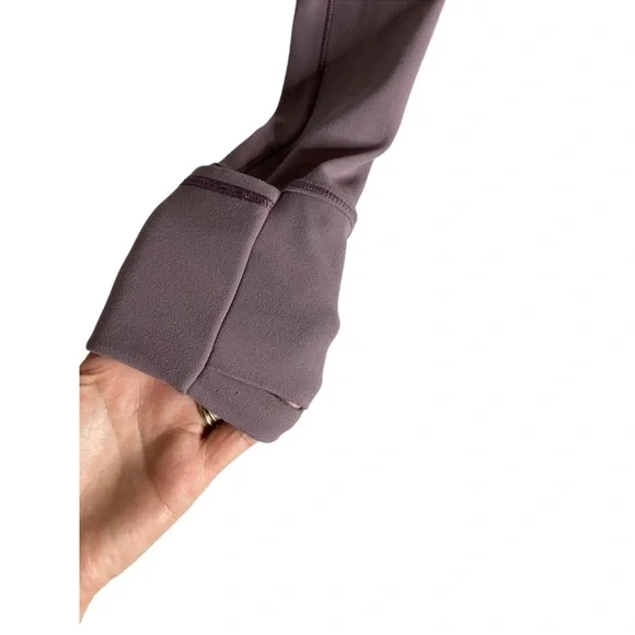Lululemon Jacket Moonwalk Purple Gray Fitted Hoodie - Picture 4 of 16